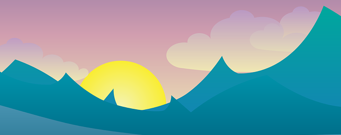 image of clouds and mountains